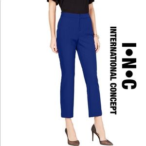 INC Blue Straight Leg Pants
